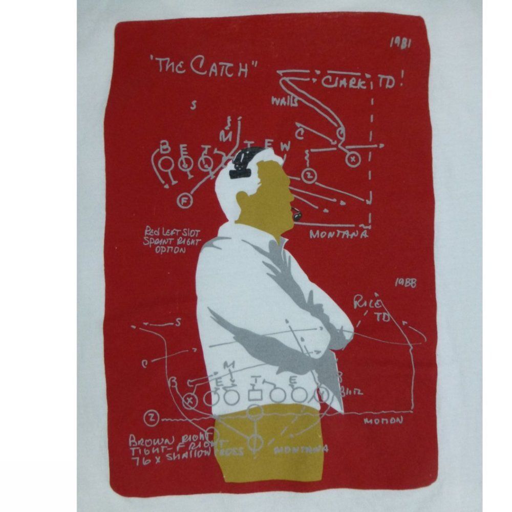 Levi's Bill Walsh 49er's "The Catch" T-Shirt